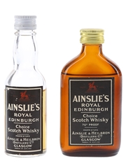 Ainslie's Royal Edinburgh Bottled 1970 - Breuval & Co 2 x 5cl / 40%