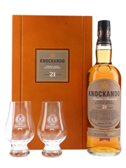 Knockando 1989 Master Reserve 21 Year Old - Glass Set 70cl / 43%