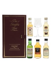 The Singles Bar Miniature Selection Bottled 1990s & 2010s - Invergordon Distillers 5 x 5cl