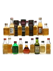 Assorted Irish Whiskey & Liqueurs  16 x 5cl