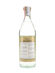 Bacardi Carta Blanca Bottled 1970s - Spain 100cl / 40%