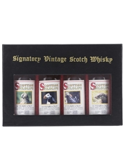 Signatory Vintage Scottish Wildlife Miniatures Aberfeldy, Glenturret, Imperial, Port Ellen 4 x 5cl