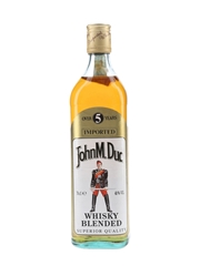 John M Duc 5 Year Old Imported Bottled 1990s 70cl / 40%