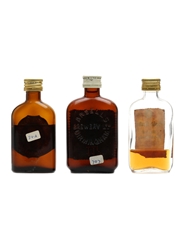 3 x Blended Scotch Whisky 70 Proof Miniatures