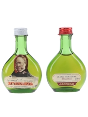Janneau Grand Armagnac Bottled 1970s 2 x 3cl / 40%