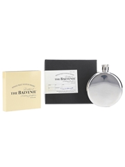 Balvenie Hipflask & Coasters Stainless Steel & Leather 