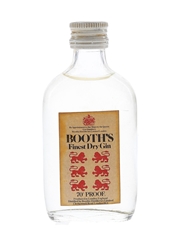 Booth's Finest Dry Gin Bottled 1970s 5cl / 40%