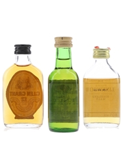 Glen Grant, Glenlivet & Linkwood 12 Year Old Bottled 1970s & 1980s 3 x 5cl / 40%