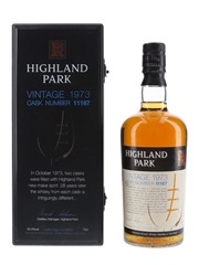 Highland Park 1973 Sherry Cask No. 11167