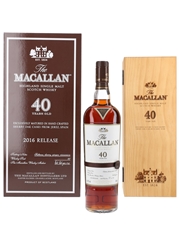 Macallan 40 Year Old 2016 Release 70cl / 45%
