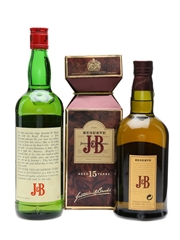 J & B Rare & 15 Years Old 75cl & 70cl 