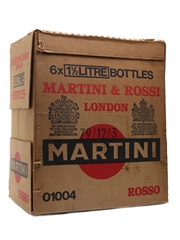 Martini Rosso Vermouth Bottled 1970s - Large Format 5 x 150cl / 17%