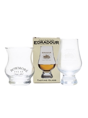 Bowmore & Edradour Whisky Glasses