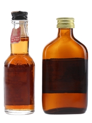 Myers's Rum & Orange Grove Jamaica Rum Bottled 1970s 2 x 4.7cl & 5cl / 40%