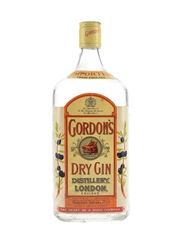 Gordon's Dry Gin Bottled 1970s 100cl