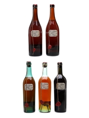 Lheraud Vieux Cognac Collection Vintage 1970, 1971, 1972, 1973 & 1974 5 x 70cl / 43%