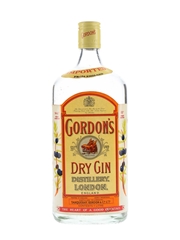 Gordon's Dry Gin Bottled 1980s 100cl / 47.4%