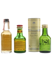 Jeremiah Weed, John O'Groats & Wallace Whisky Liqueurs 3 x 5cl