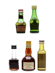 Assorted Spirits & Liqueurs  5 x 3cl-5cl