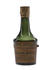 John Begg Gold Cap Bottled 1920s-1930s 5cl