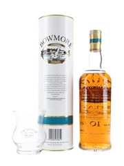 Bowmore 12 Year Old Bottled 1990s - Free Bowmore Glass 70cl / 40%