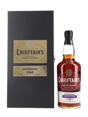 Springbank 1968 35 Year Old Bottled 2003 - Chieftain's 70cl / 54.2%