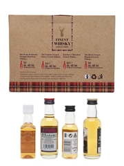 Finest Whisky Collection Set Black Grouse, Famous Grouse, Jim Beam & Teacher's 4 x 5cl / 40%