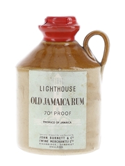 Lighthouse Old Jamaica Rum Bottled 1960s-1970s - Ceramic Decanter 5cl / 40%