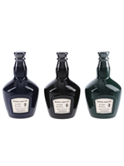 Royal Salute 21 Year Old Wade Ceramic Decanters 3 x 5cl / 40%
