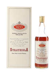 Strathisla 1948 & 1961 Royal Wedding Bottled 1981 - Gordon & MacPhail 75cl / 40%