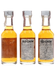 Old Crow 6 Year Old Bottled 1970s-1980s 3 x 4.7cl / 43%