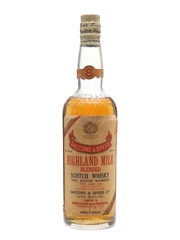 Saccone & Speed Highland Milk 8 Year Old Bottled 1940s 75cl / 43%