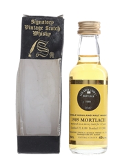 Mortlach 1989 12 Year Old Bottled 2001 - Signatory Vintage 5cl / 43%