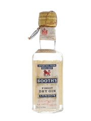 Booth's Spring Cap Bottled 1950s 5cl / 40%