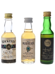 Argyll, Mackenzie & Muirhead's Bottled 1970s 3 x 5cl / 40%