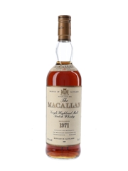 Macallan 1971 18 Year Old Bottled 1989 75cl / 43%