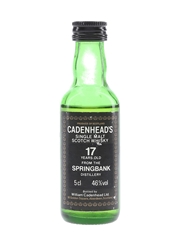 Springbank 17 Year Old Bottled 1980s - Cadenhead's 5cl / 46%