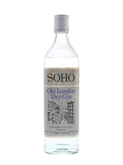 Soho Old London Dry Gin Bottled 1970s - Glenaber Distillers 75cl