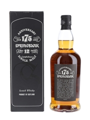Springbank 12 Year Old 175th Anniversary Bottled 2003 70cl / 46%