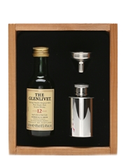Glenlivet 12 Years Old Gift Set With Hip Flask 5cl