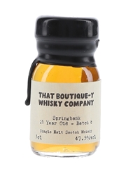 Springbank 21 Year Old Batch 8 That Boutique-y Whisky Company 3cl / 47.5%
