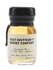 Speyside No.2 25 Year Old Batch 1 That Boutique-y Whisky Company 3cl / 51.6%