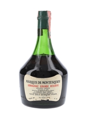 Marquis De Montesquiou Armagnac Grande Reserve Bottled 1960s-1970s - Rinaldi 75cl / 40%