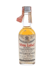Dewar's White Label Bottled 1960s - TWA - Schenley Import Corporation 4.7cl / 43.4%