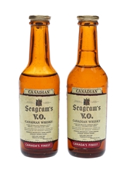 Seagram's VO Bottled 1970s 2 x 4cl / 43%