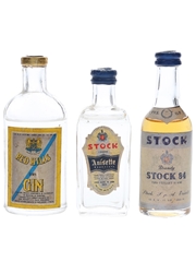 Red Hills & Stock Bottled 1960s-1970s 3 x 3cl-4cl