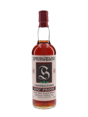 Springbank 12 Year Old 100 Proof