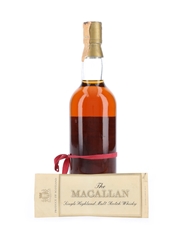 Macallan 1950 Handwritten Label Bottled 1980s - Rinaldi 75cl / 43%
