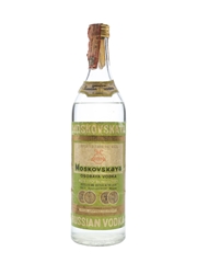 Moskovskaya Russian Vodka Bottled 1970s-1980s 75cl / 40%