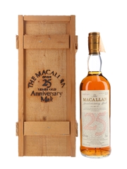 Macallan 1962 25 Year Old Anniversary Malt Bottled 1988 - Giovinetti 75cl / 43%